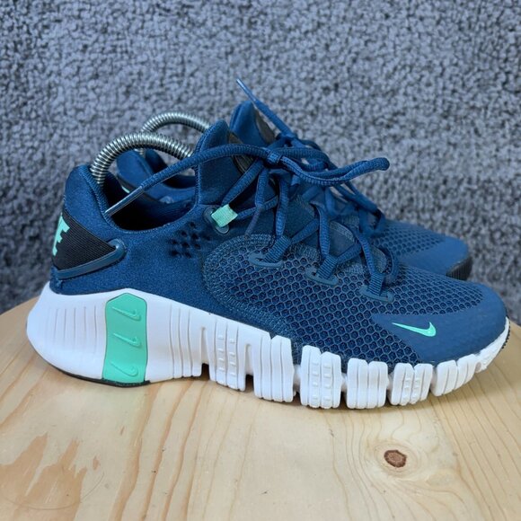 Nike Free Metcon 4 Running Shoe Womens Size 7.5 Valerian Blue Training Sneakers - Picture 3 of 8